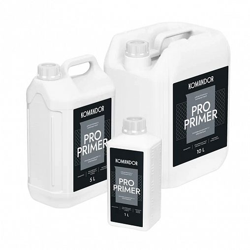 Грунтовка универсальная концентрат 1:3 Komandor Pro Primer, 1 л фото