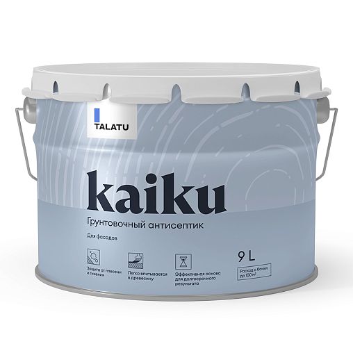 Грунт-антисептик для дерева Talatu Kaiku, 9 л фото