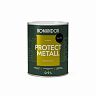 Грунт-эмаль по ржавчине 3 в 1 Komandor Protect Metall, глянцевая, 0,9 л, RAL 9005, черный фото Грунт-эмаль по ржавчине 3 в 1 Komandor Protect Metall, глянцевая, 0,9 л, RAL 9005, черный фото
