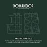 Грунт-эмаль по ржавчине 3 в 1 Komandor Protect Metall, глянцевая, 0,9 л, RAL 9005, черный фото Грунт-эмаль по ржавчине 3 в 1 Komandor Protect Metall, глянцевая, 0,9 л, RAL 9005, черный фото