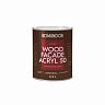 Краска для деревянных фасадов Komandor Wood Facade Acryl 50, полуглянцевая, база А, белая, 0,9 л фото