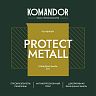 Грунт-эмаль по ржавчине 3 в 1 Komandor Protect Metall, глянцевая, 2,7 л, RAL 6005, зеленый фото