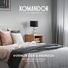 Краска для детских и спален Komandor Interior Kids&Bedroom, матовая, база C, бесцветная, 0,9 л фото Краска для детских и спален Komandor Interior Kids&Bedroom, матовая, база C, бесцветная, 0,9 л фото