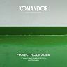 Эмаль для пола Komandor Protect Floor Aqua, акриловая, полуматовая, база А, белая, 0,9 л фото