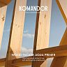 Грунт-антисептик для дерева Komandor Wood Facade Aqua Primer, 0,9 л фото